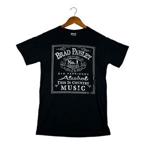 BRAD PAISLEY T-Shirt Mens Sz Small 2008 Party Alcohol Beer Country Concert Tour